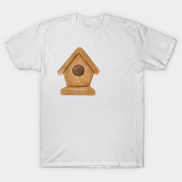 Birdhouse T-Shirt by melissamiddle